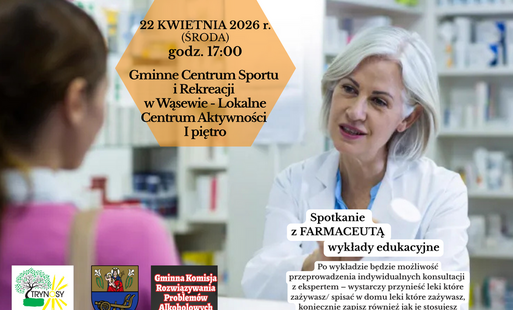 Zdjęcie do SPOTKANIA Z FARMACEUTĄ &ndash; ZAPROSZENIE 