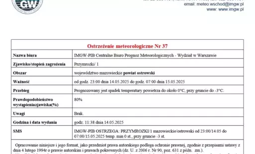 Zdjęcie artykułu z dnia 14-05-2025