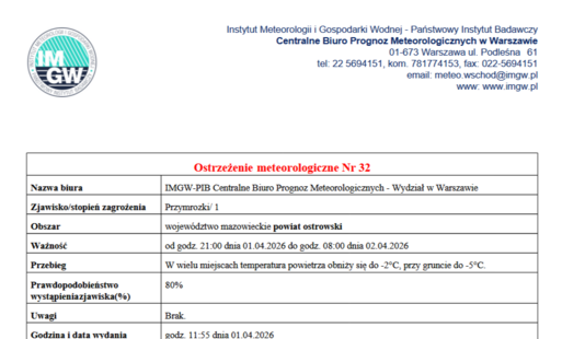 Zdjęcie artykułu z dnia 01-04-2026