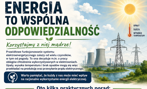 Prawidłowe funkcjonowanie systemu elektroenergetycznego zależy od wielu czynników, w tym od pogody. To ona decyduje m.in. o pracy obiegów chłodzenia wykorzystywanych w elektrowniach. Upały, wysoka temperatura i brak opadów mogą się więc przekładać na prod